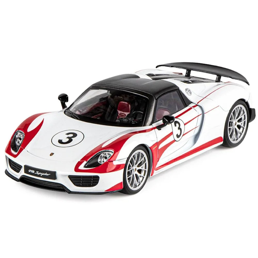 1:18 Porsche 2012 918 Spyder Martini Edition Die Cast Model Car