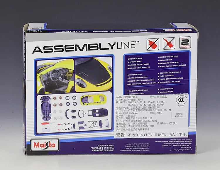 1:24 Assembly Line Porsche 2018 911 GT2 RS Die Cast Model Car