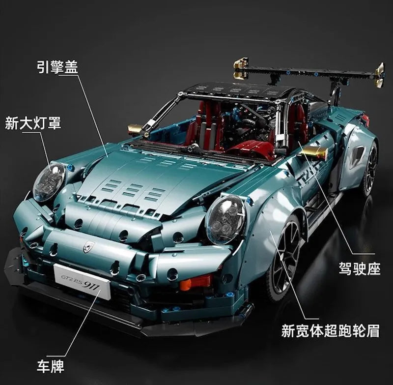 1:8 Building Blocks Porsche 2018 911 GT2 RS Building Blocks