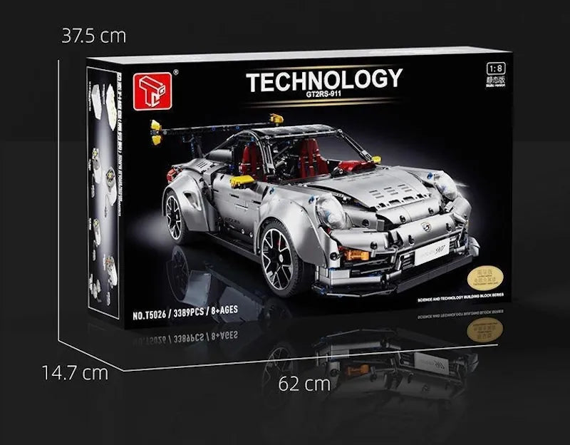 1:8 Building Blocks Porsche 2018 911 GT2 RS Building Blocks