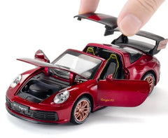 1:32 Porsche 2021 911 Targa 4S Racing Die Cast Model Car