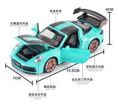 1:32 Porsche 2021 911 Targa 4S Racing Die Cast Model Car
