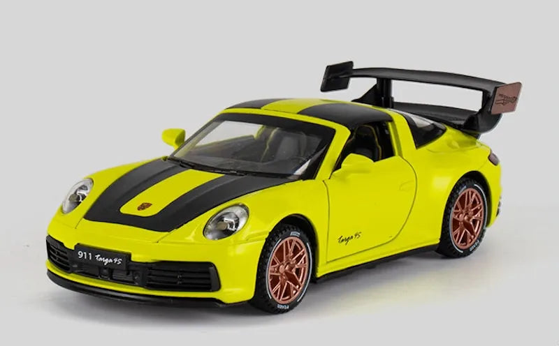 1:32 Porsche 2021 911 Targa 4S Racing Die Cast Model Car