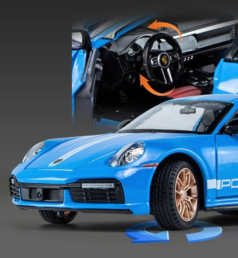 1:24 Porsche 2021 911 Turbo S Die Cast Model Car