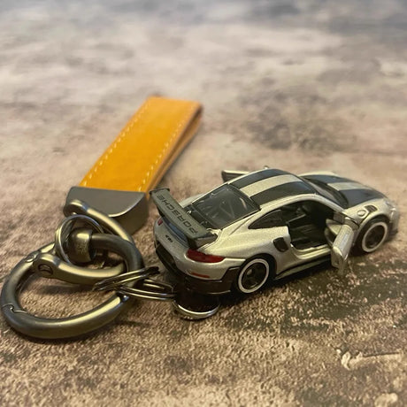 Porsche 911 GT3 RS Keychains 1:64 Model Car Keychain