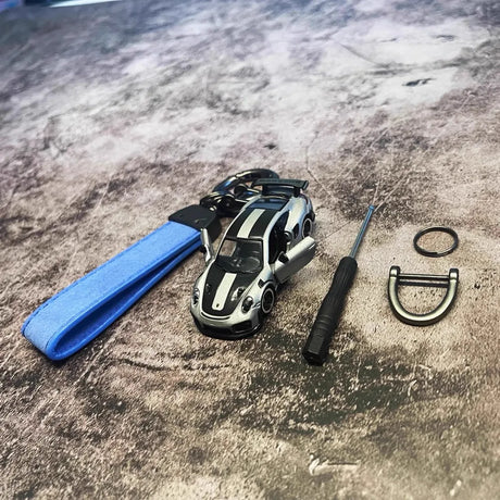 Porsche 911 GT3 RS Keychains 1:64 Model Car Keychain