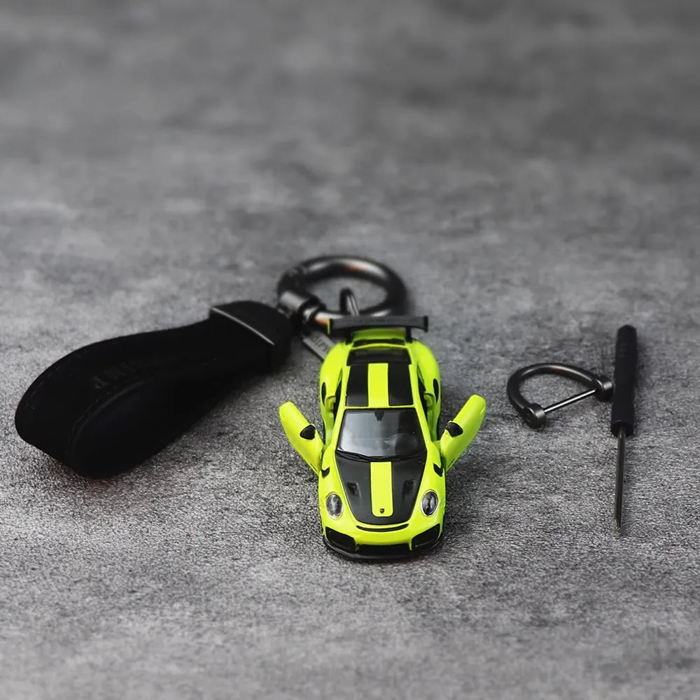 Porsche 911 GT3 RS Keychains 1:64 モデルカー Keychain