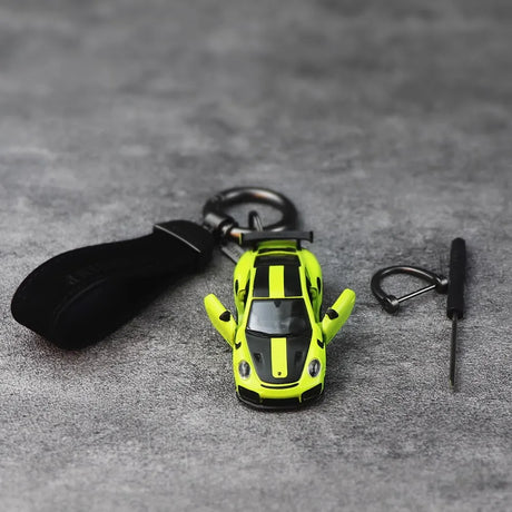 Porsche 911 GT3 RS Keychains 1:64 Model Car Keychain