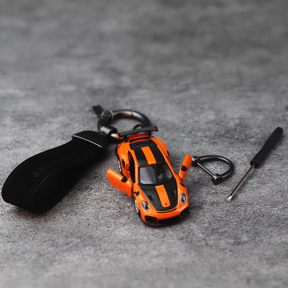 Porsche 911 GT3 RS Keychains 1:64 モデルカー Keychain