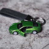 Porsche Taycan Turbo S Keychains 1:64 Model Car Keychain