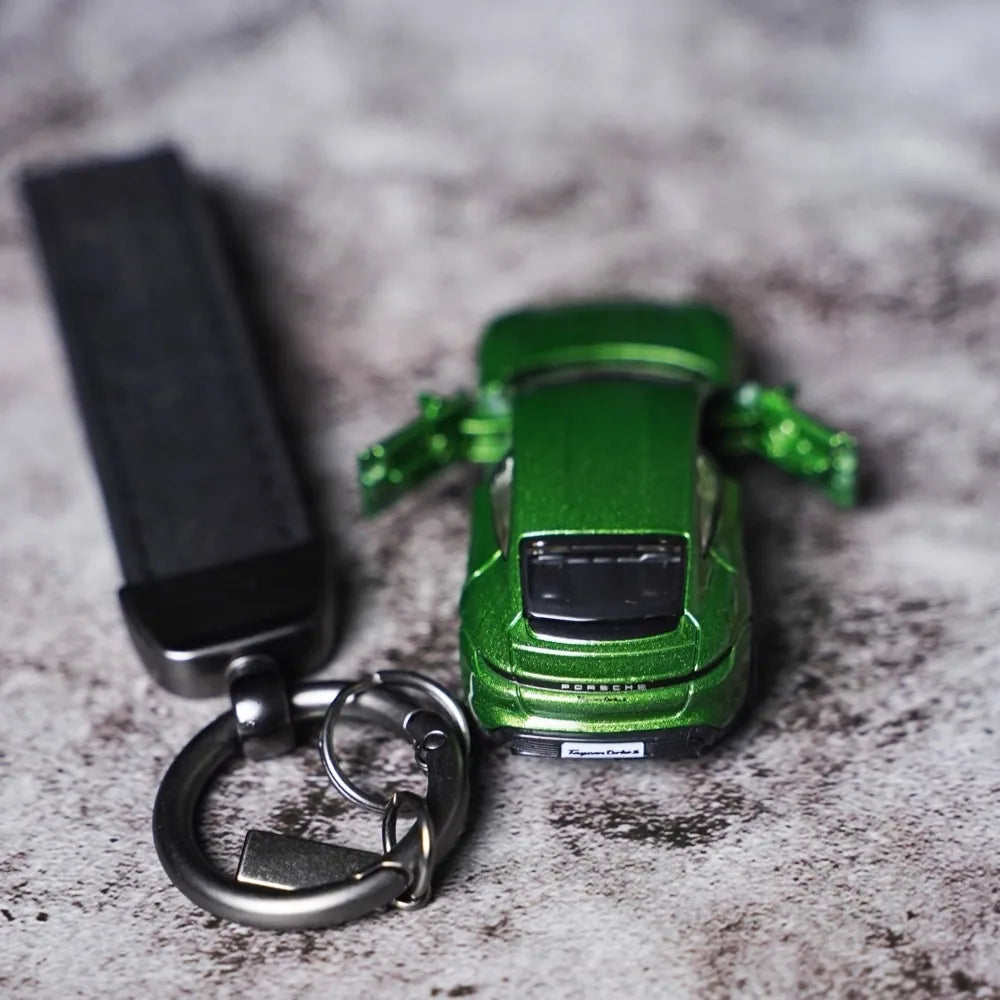 Porsche Taycan Turbo S Keychains 1:64 modelauto Keychain