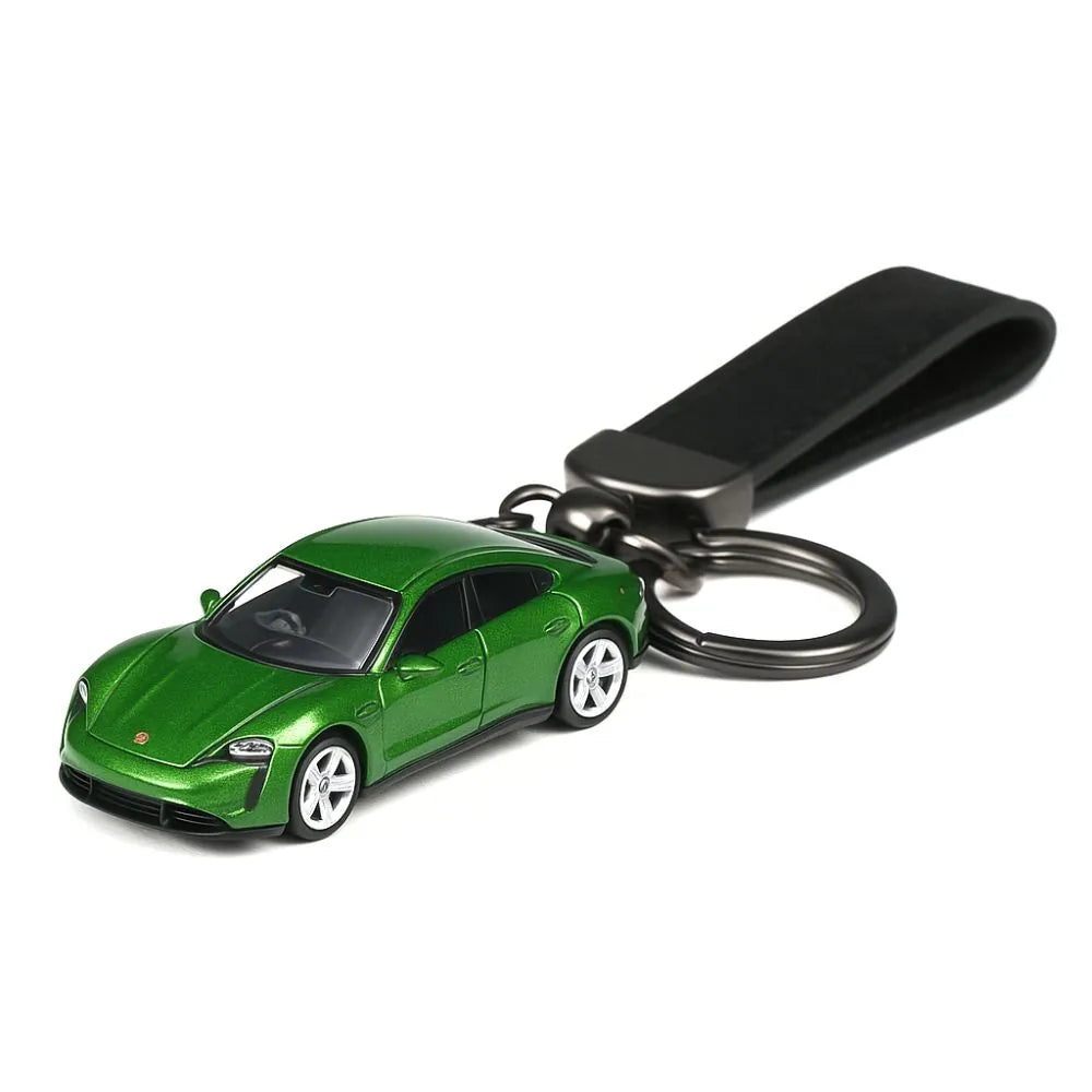 Porsche Taycan Turbo S Keychains 1:64 modelauto Keychain