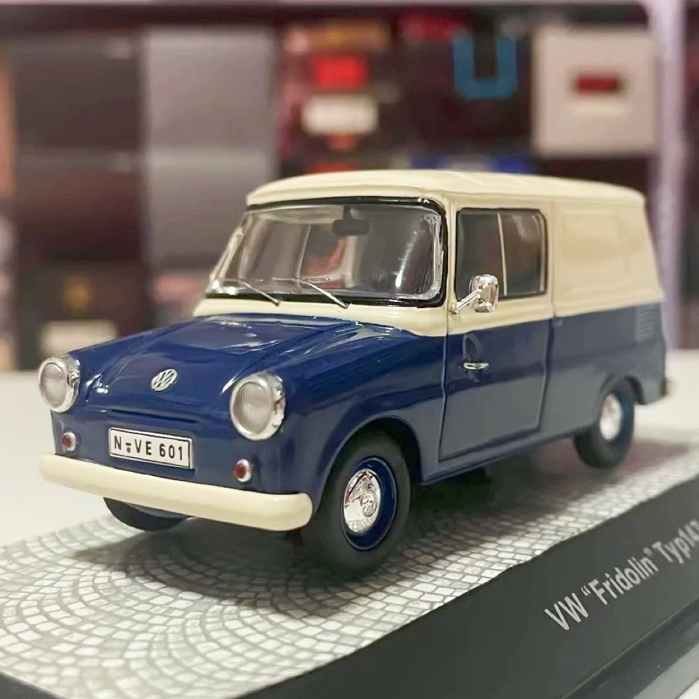 [Premium ClassiXXs] 1:43 Volkswagen 1964 Fridolin Type 147 Blue Model Car Die-Cast