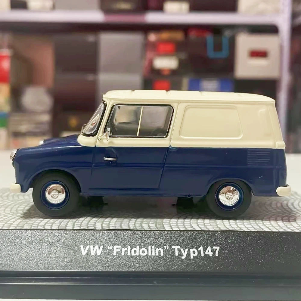 [Premium ClassiXXs] 1:43 Volkswagen 1964 Fridolin Type 147 Blue Model Car Die-Cast