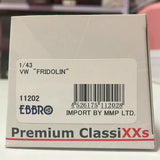 [Premium ClassiXXs] 1:43 Volkswagen 1964 Fridolin Type 147 Blue Model Car Die-Cast