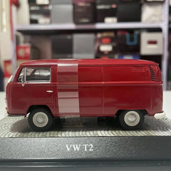 [Premium ClassiXXs] 1:43 Volkswagen 1972 T2 Red Model Car Die-Cast