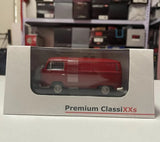 [Premium ClassiXXs] 1:43 Volkswagen 1972 T2 rouge voiture miniature Die-Cast