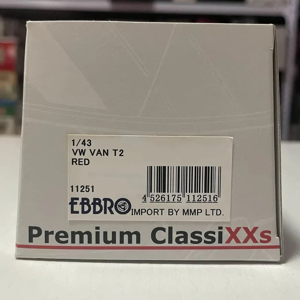 [Premium ClassiXXs] 1:43 Volkswagen 1972 T2 Red Model Car Die-Cast