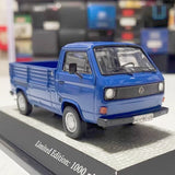 [Premium ClassiXXs] 1:43 Volkswagen 1988 T3 Transporter Pickup Blue Model Car Die-Cast