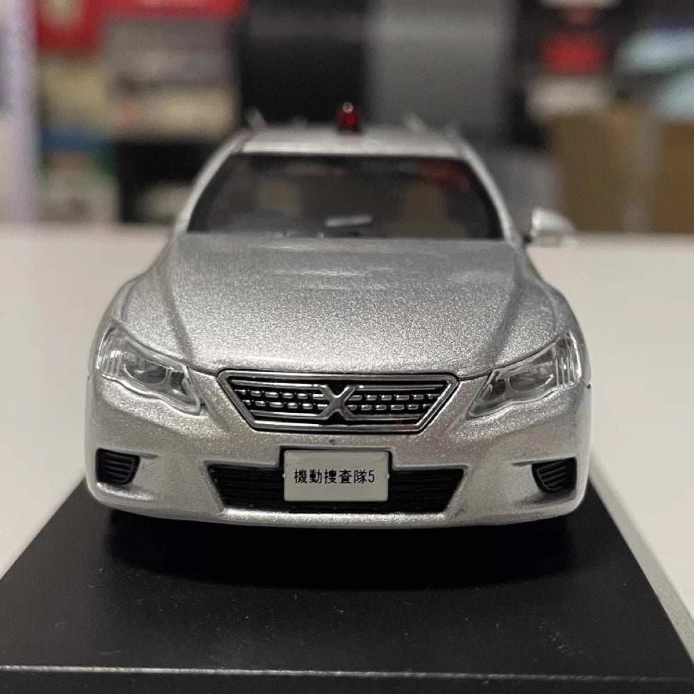 [RAIS] 1:43 Toyota 2011 Mark X GRX130 Police modellino di auto Die-Cast