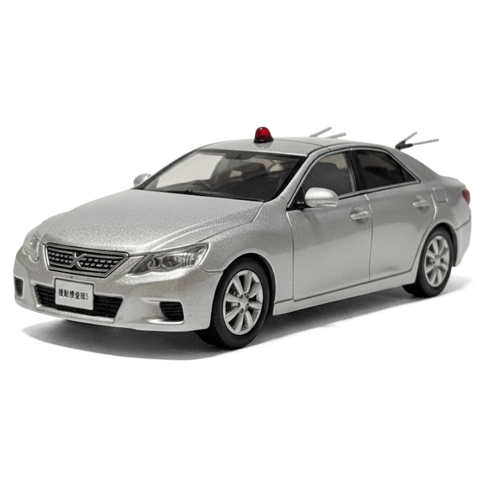 [RAIS] 1:43 Toyota 2011 Mark X GRX130 Police modellino di auto Die-Cast
