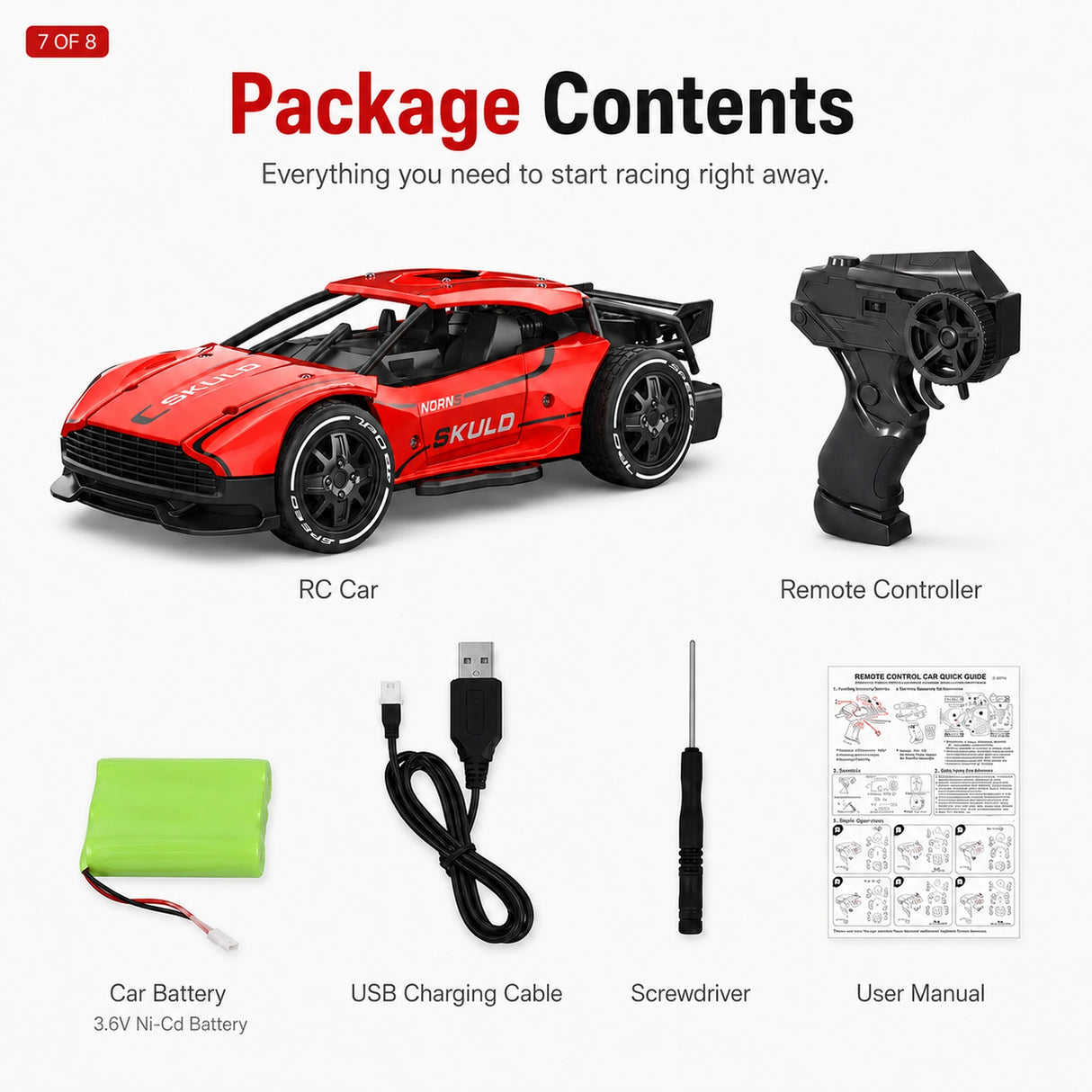 1:24 R/C STK-001 2.4G Drift 레이싱 Car RC Car