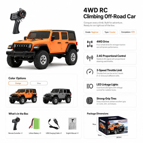 1:18 R/C STK-002 JEEP 2.4G Off-Road Racing Car RC Car