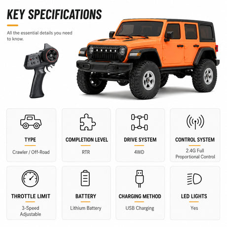 1:18 R/C STK-002 JEEP 2.4G Off-Road Racing Car RC Car