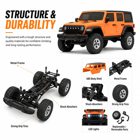 1:18 R/C STK-002 JEEP 2.4G Off-Road Racing Car RC Car
