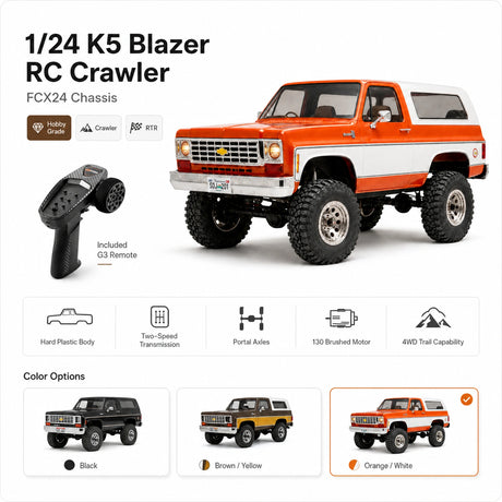 1:24 R/C STK-003 Chevrolet K5 2.4G Off Road Truck Car RC Car