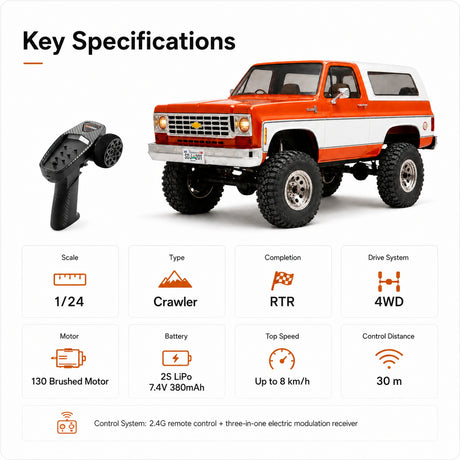 1:24 R/C STK-003 Chevrolet K5 2.4G Off Road Truck Car RC Car