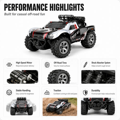 1:18 R/C STK-005 2.4G Off-Road Racing Car RC Car