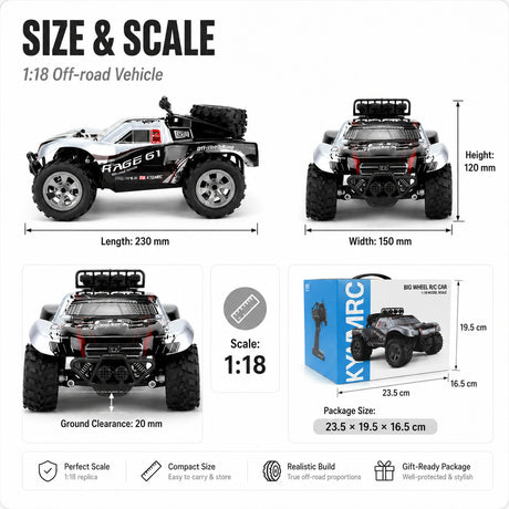 1:18 R/C STK-005 2.4G Off-Road Racing Car RC Car