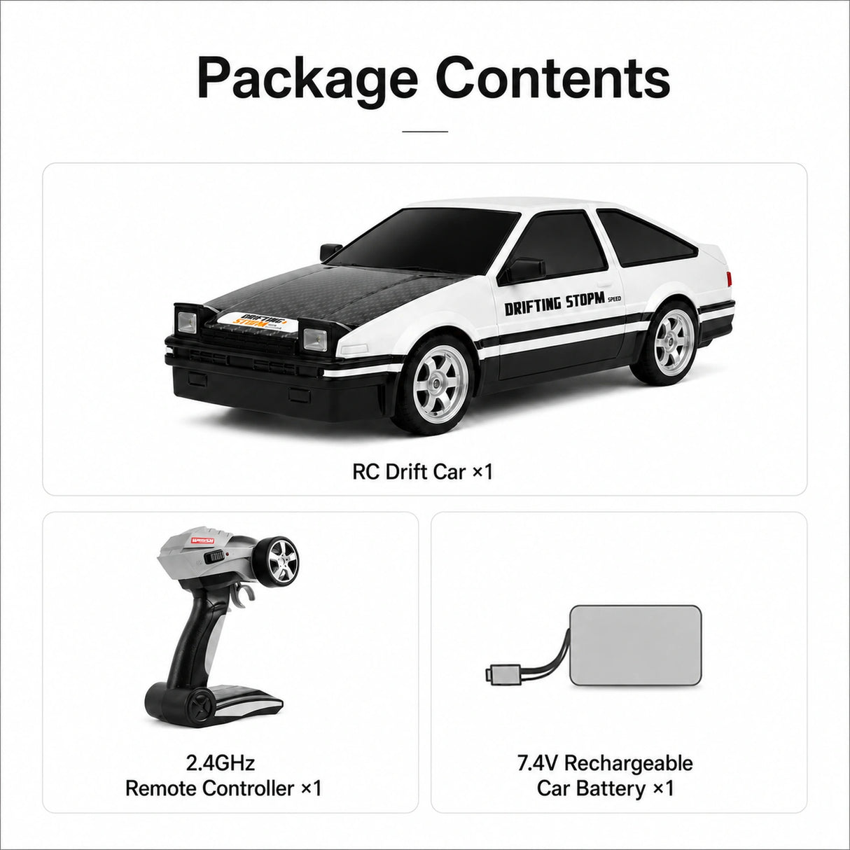 1:16 Toyota AE86 Drift RTR RC-auto