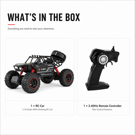 1:14 المقياس 4WD Climbing RC Car | High-Performance Off-Road RC Car