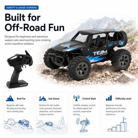 1:18 المقياس Alloy Climbing RC Car RC Car