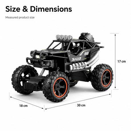 1:28 المقياس Metal Climbing RC Car - Ultimate Off-Road Experience RC Car