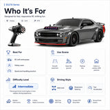 1:16 스케일 High-Imitation Dodge Challenger RC Drift Car RC Car