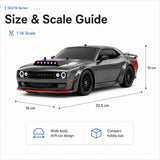 1:16 스케일 High-Imitation Dodge Challenger RC Drift Car RC Car
