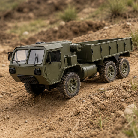 1:16 Military للطرق الوعرة Truck 6WD RTR سيارة تحكم عن بعد