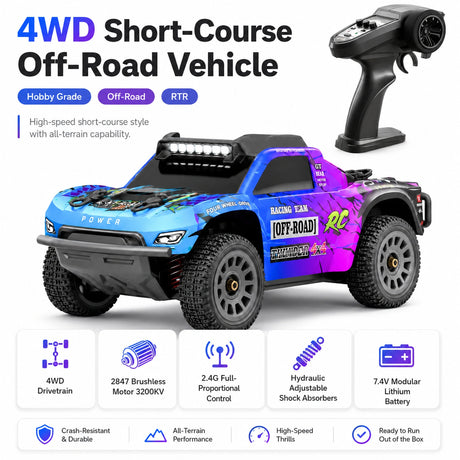 1:12 Short Course Truck 4WD RTR سيارة تحكم عن بعد