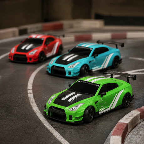 1:20 Nissan GT-R Drift 4WD RTR سيارة تحكم عن بعد