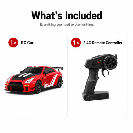 1:20 Nissan GT-R Drift 4WD RTR سيارة تحكم عن بعد