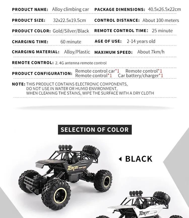 1:12 R/C STK-008 2.4G Off-Road Climb Car RC Car