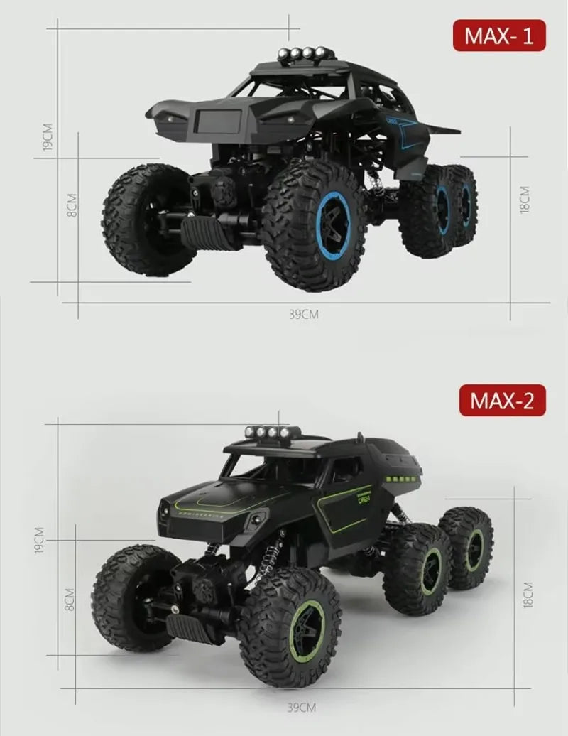 1:12 Remote Control 6-Wheel Off-Road Climbing Car RC Car