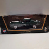 [Road Signature] 1:18 Ford 1968 Shelby GT500 KR Green Model Car Die-Cast