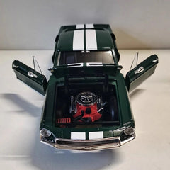 [Road Signature] 1:18 Ford 1968 Shelby GT500 KR Green Model Car Die-Cast