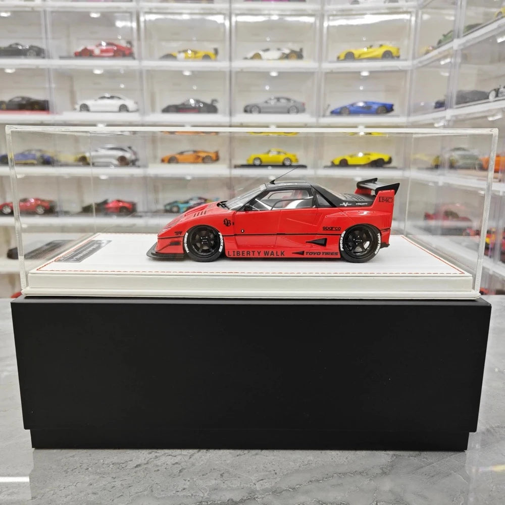 [Runner] 1:18 Ferrari 1987 F40 LBWK AZ-1 rosso modellino di auto resina