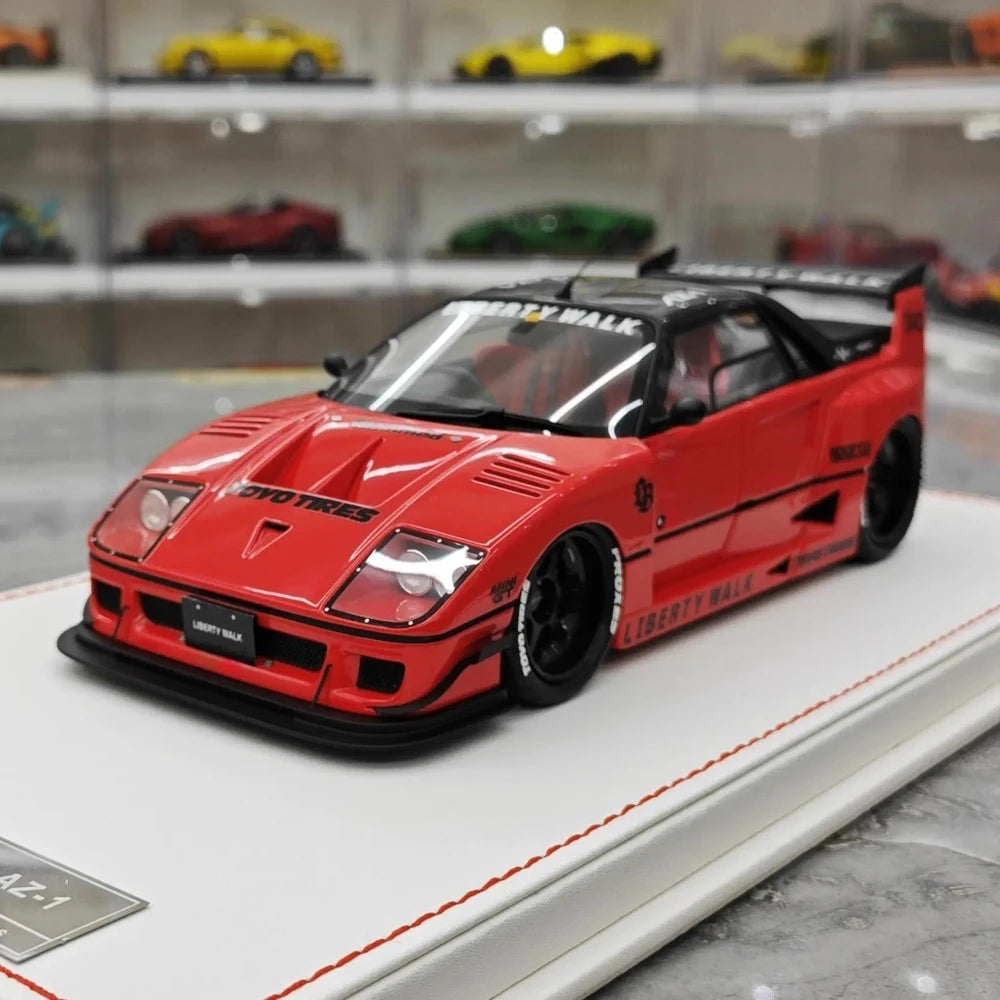 [Runner] 1:18 Ferrari 1987 F40 LBWK AZ-1 Red Model Car Resin