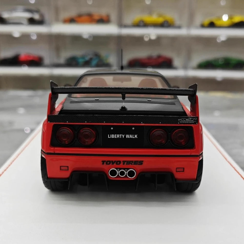 [Runner] 1:18 Ferrari 1987 F40 LBWK AZ-1 rosso modellino di auto resina